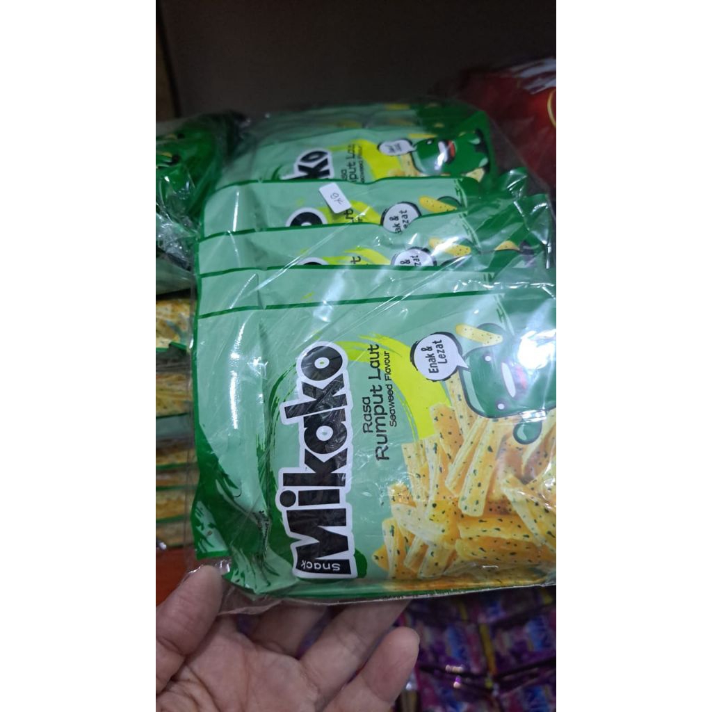 

Mikako snack rasa rumput laut