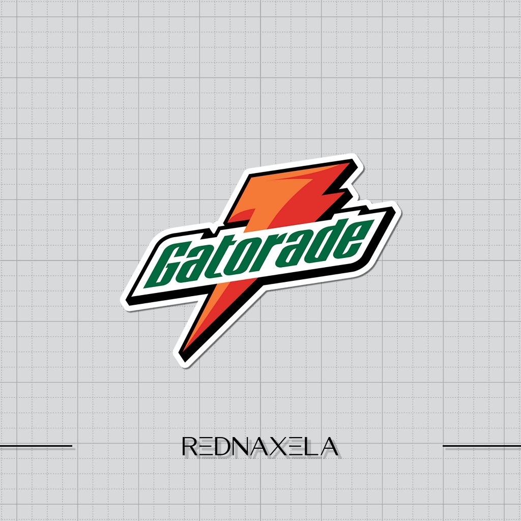 

Stiker Vinyl Gatorade Logo Stiker Koper Outdoor Waterproof Sticker