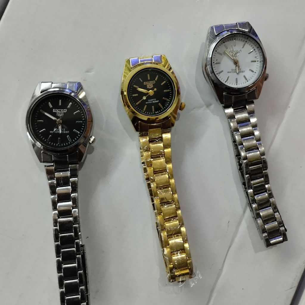 Jam tangan seiko kecil Rantai wanita Gratis batrai cadangan