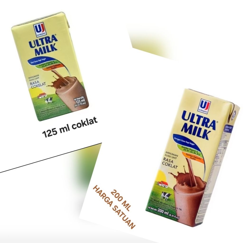 

ULTRA MILK susu UHT varian coklat kemasan baru