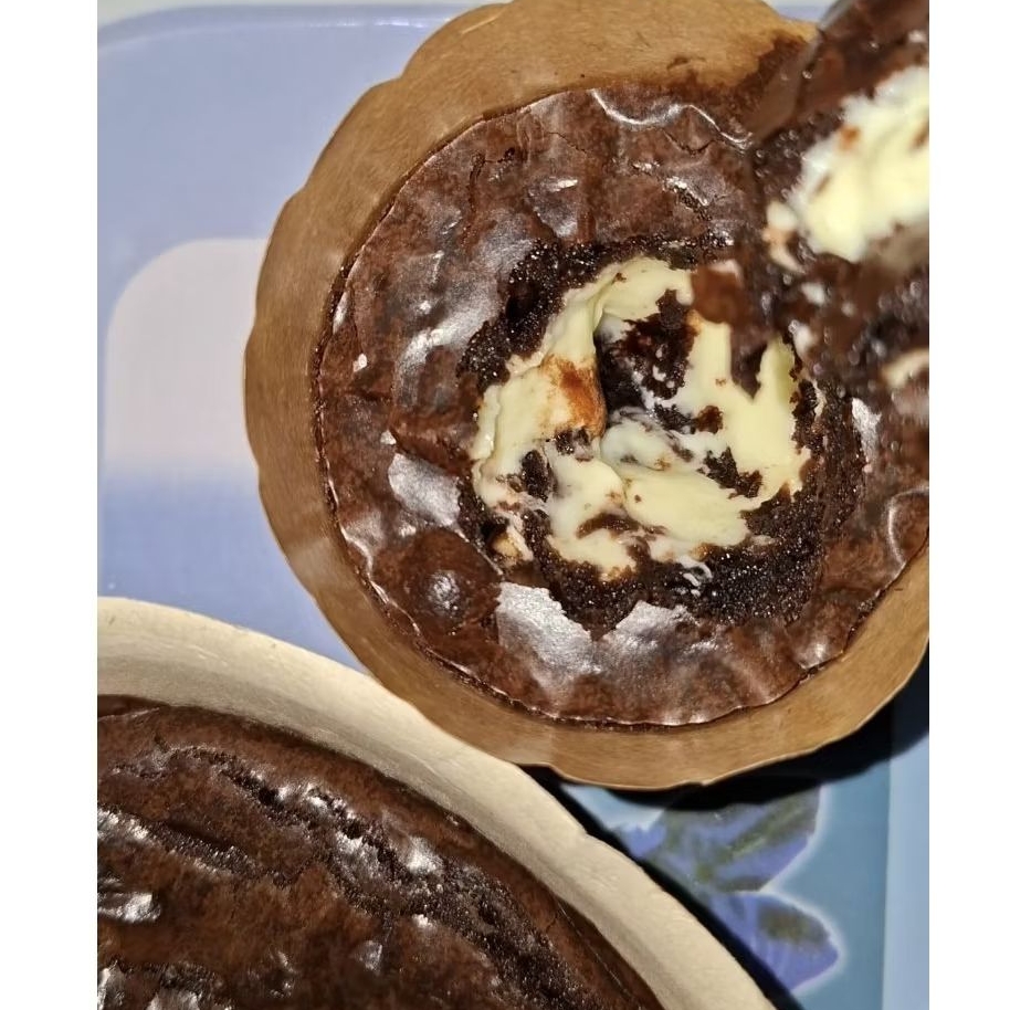 

Fudgy Brownies Insert Cheese in a cup