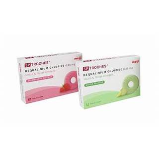 

Meiji Strawberry & Melon Troches - 12 Tablets-SP Troches-Tablet Hisap-Sariawan