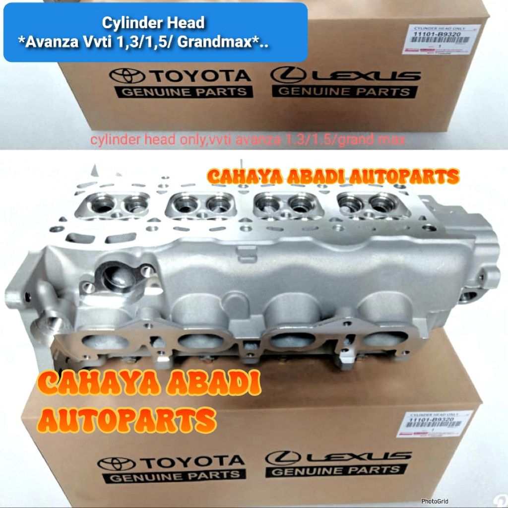 CYLINDER HEAD DEKSEL KOP AVANZA 1.3 VVTI/ 1.5 /GRANDMAX