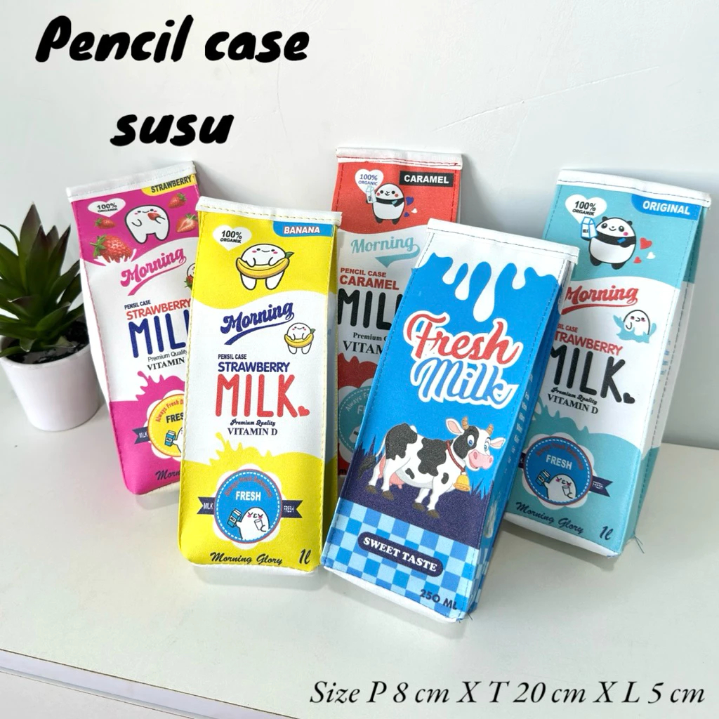 

Pencil Case Tempat Pensil Botol Susu Unik Lucu