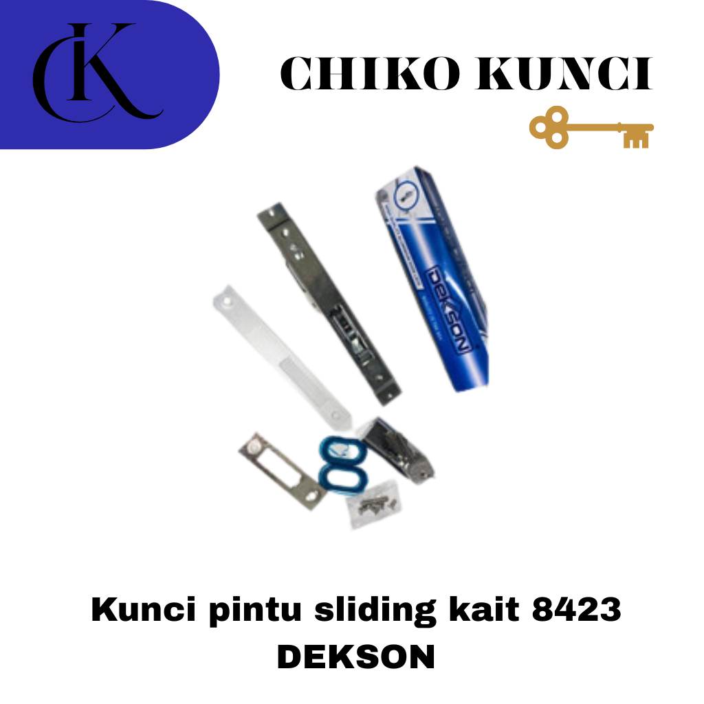 Kunci pintu sliding kait 8423 DEKSON