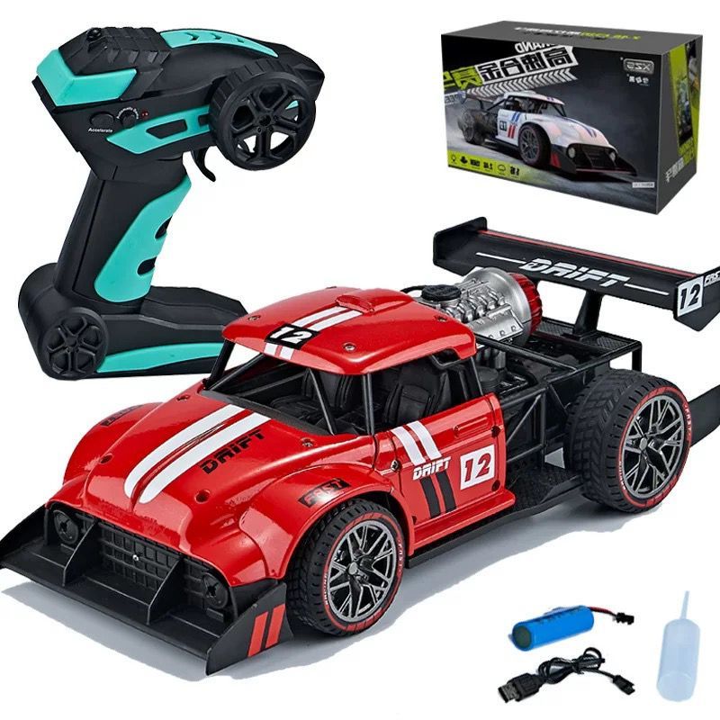 TC Mainan RC Racing Spray Metal LED 2.4Ghz - BATERAI CAS