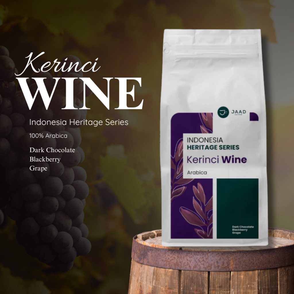 

Arabica Kerinci Wine 1kg - Indonesia Heritage Series by Jaad Coffee