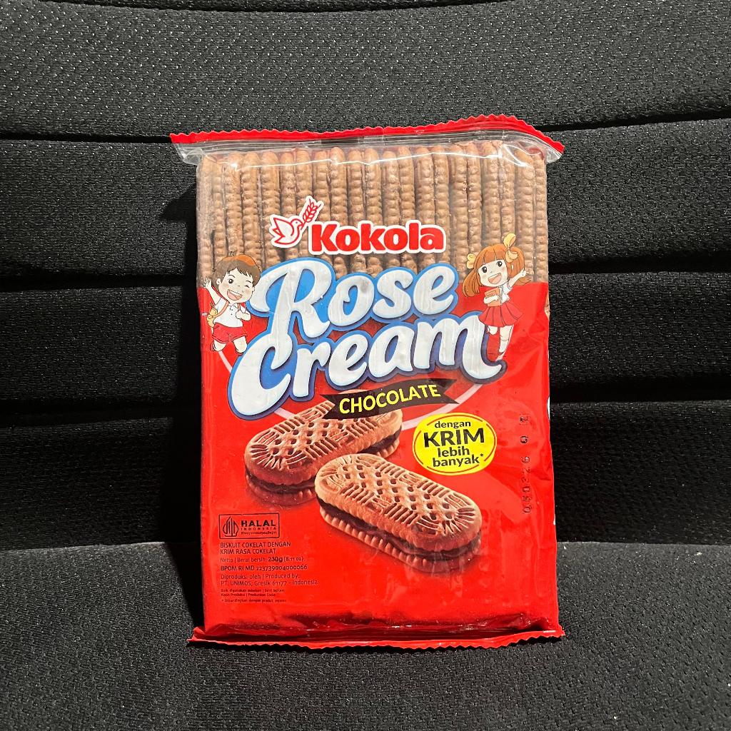 

Kokola Rose Cream Cokelat 230g - Kokola Biskuit Cream Cokelat / Kokola Cookies Cream