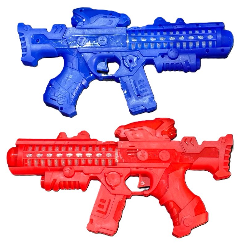 Mainan Senjata Anak Pistol Laser Sci-Fi Warna Biru – Model Tembakan Futuristik