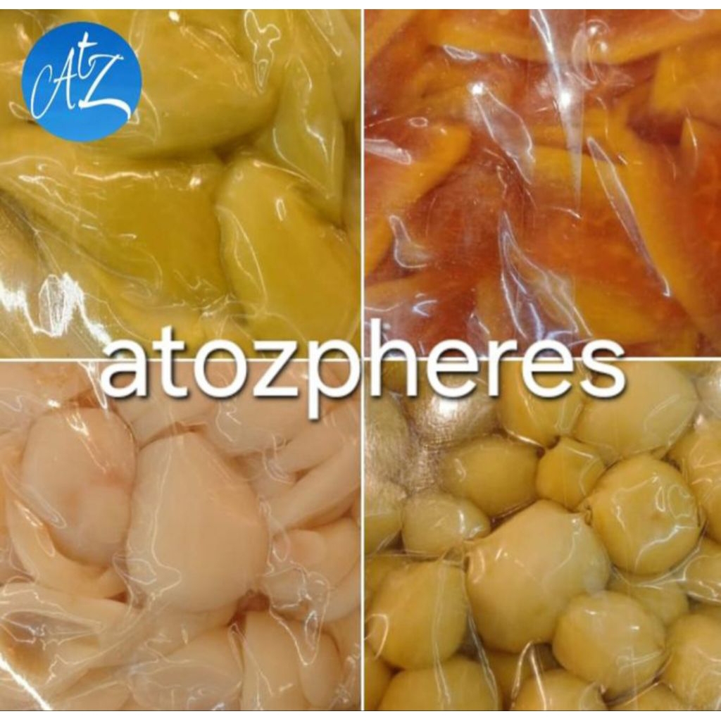 Paket manisan buah mangga muda belah kedondong dondong kedongdong dongdong salak bali pepaya basah M