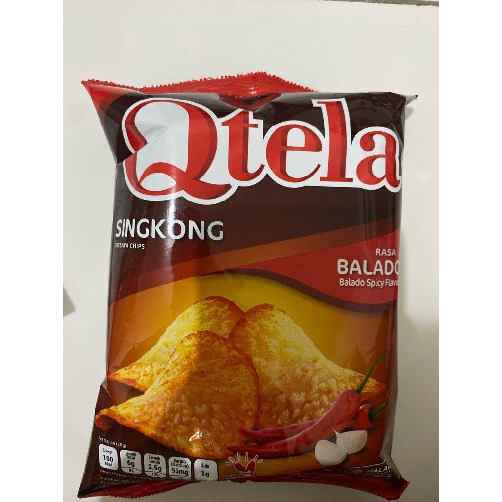 

Qtela Singkong Rasa Balado 60 gr