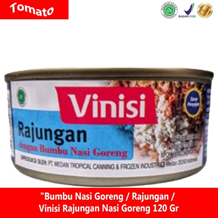 

Vinisi Rajungan Nasi Goreng 120gr (tinggal di tambahkan 3-4 piring nasi putih, jadilah nasi goreng Rajungan tuk 4 orang)