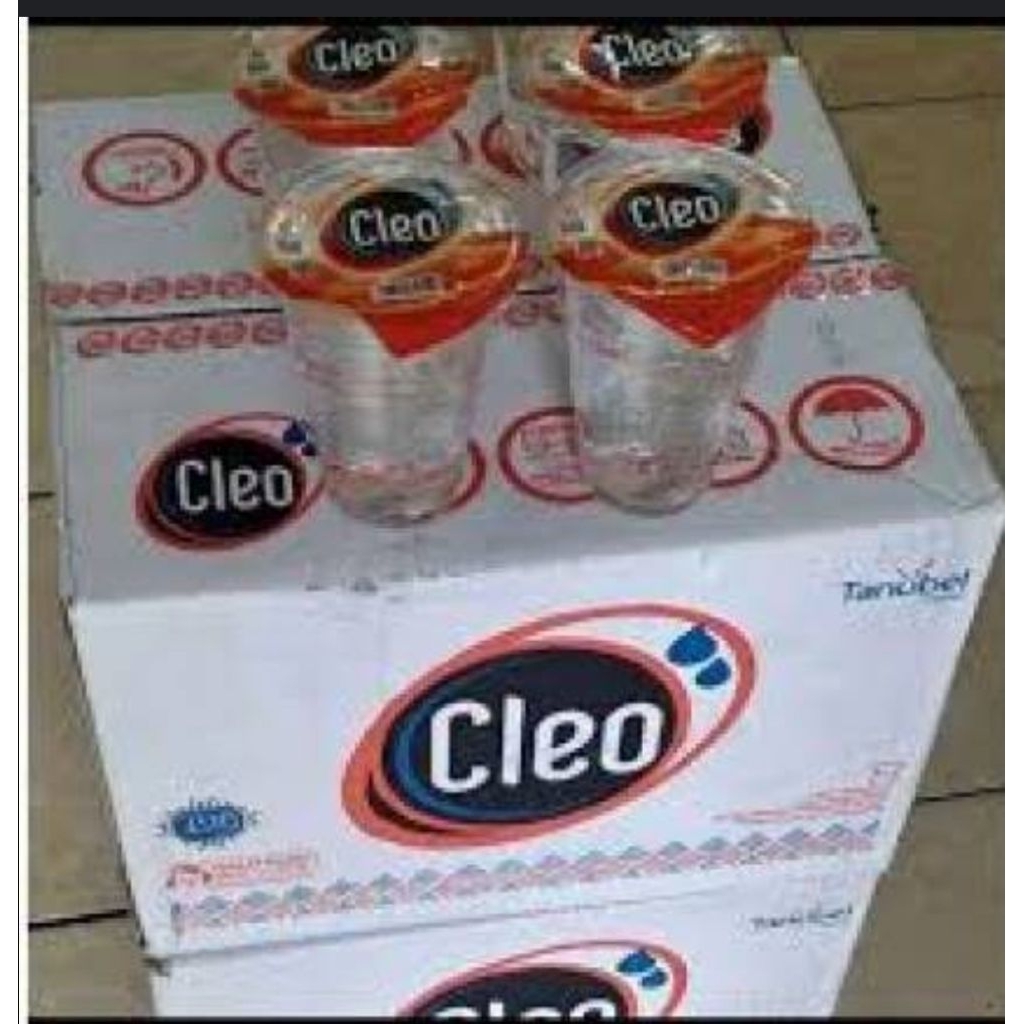 

Cleo gelas kemasan 220ml 1 karton