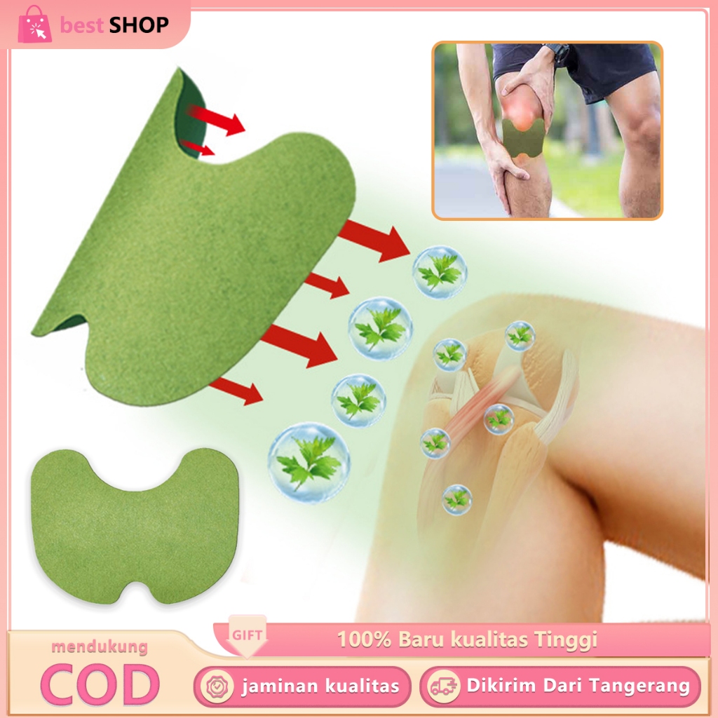 12pcs Koyo Lutut Herbal Alami Knee Patch Knee Plaster Redakan Nyeri Sendi Knee Plaster