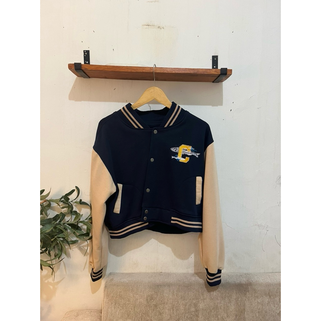 Preloved jacket crop wanita