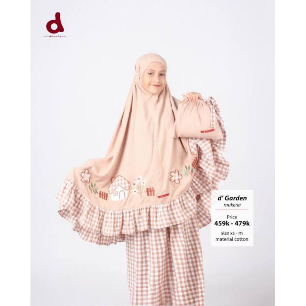 mukenah anak dannis SALE  D'garden