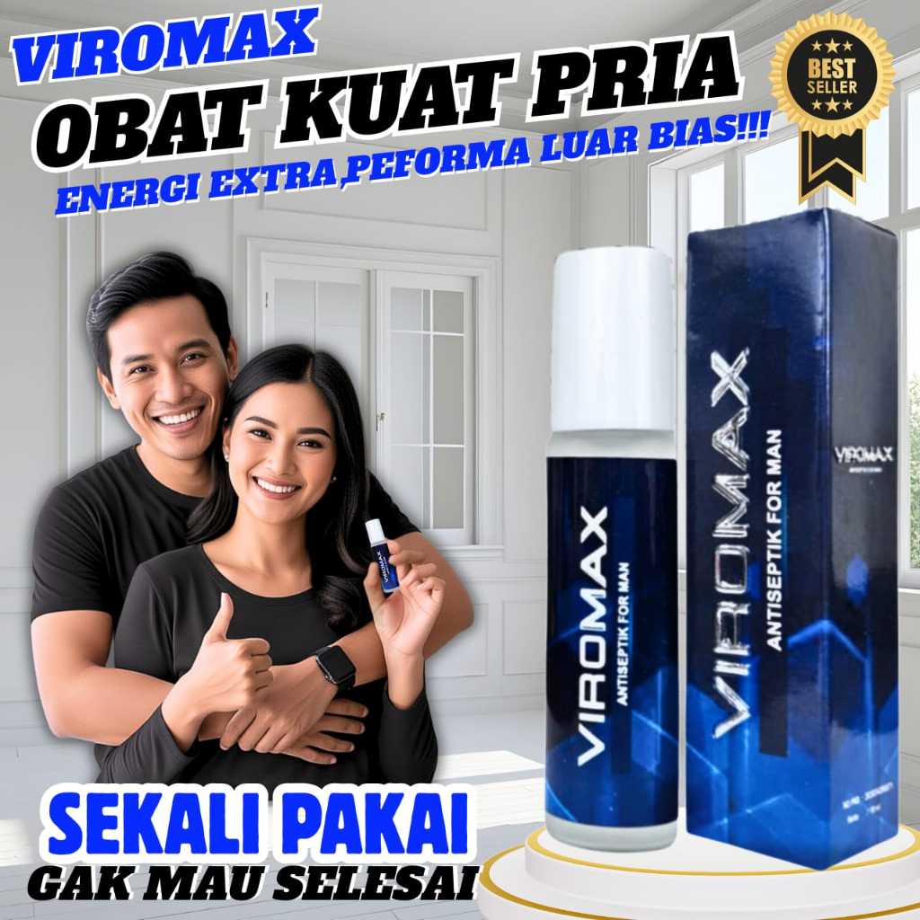 VIROMAX Original!! Obat Kuat Oles Pria Tahan Lama Oles Asli Herbal Original BPOM