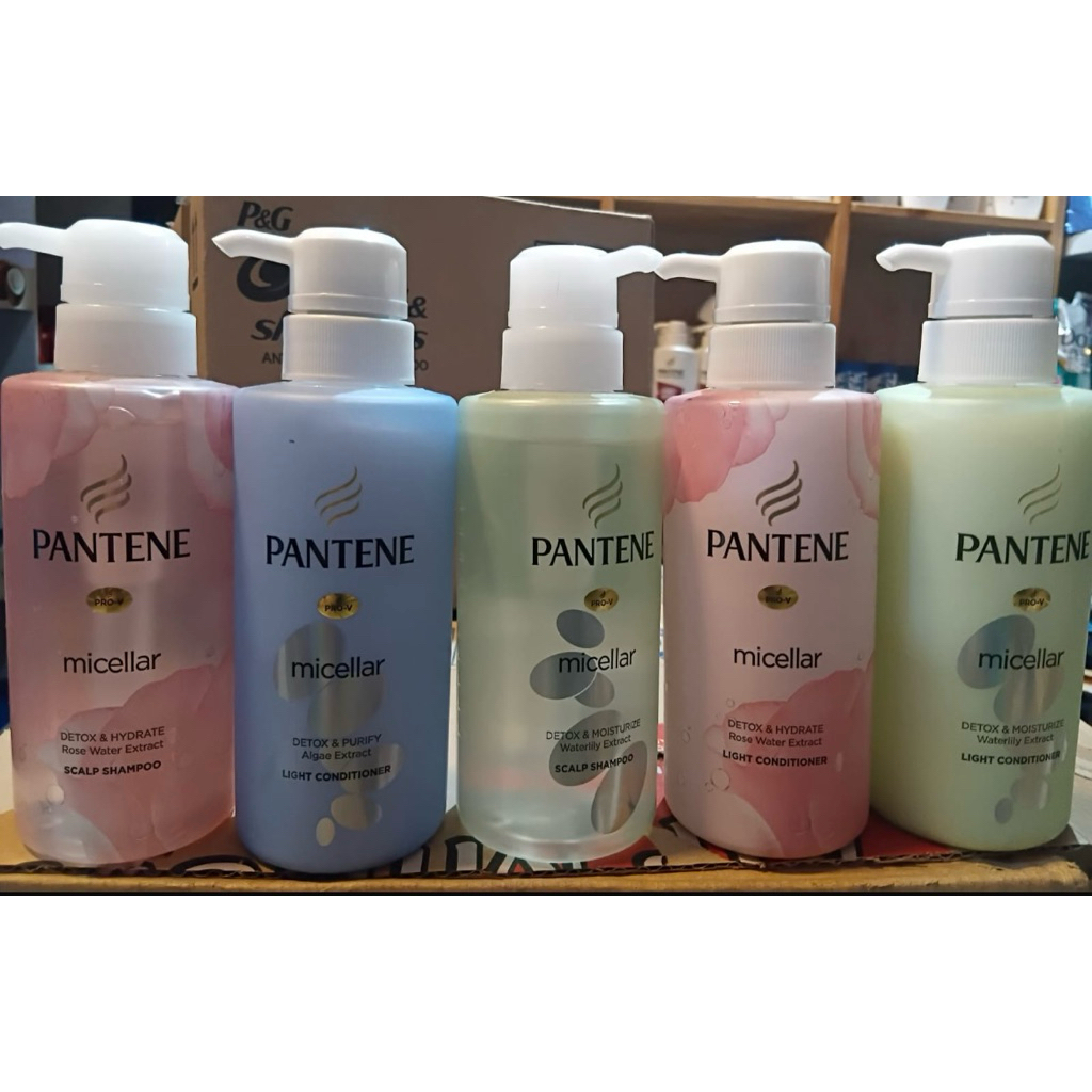 Pantene Shampo Micellar Detox & Purify 300 ML