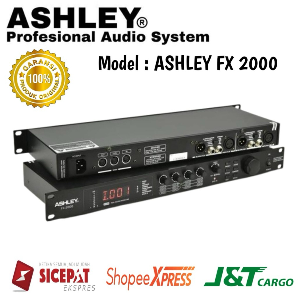 Efek Vokal Ashley Fx2000 Original Efek vokal Ashley Virtualizer 3D