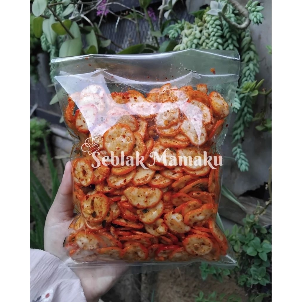 

Seblak Kerupuk Bawang Pedas Daun Jeruk