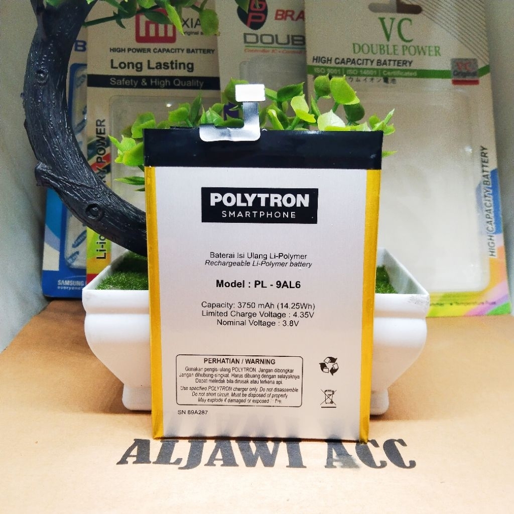 Baterai Batre Battery Polytron Prime J8 P551S P551s Polytron J8 PL-9AL6 Original Battery