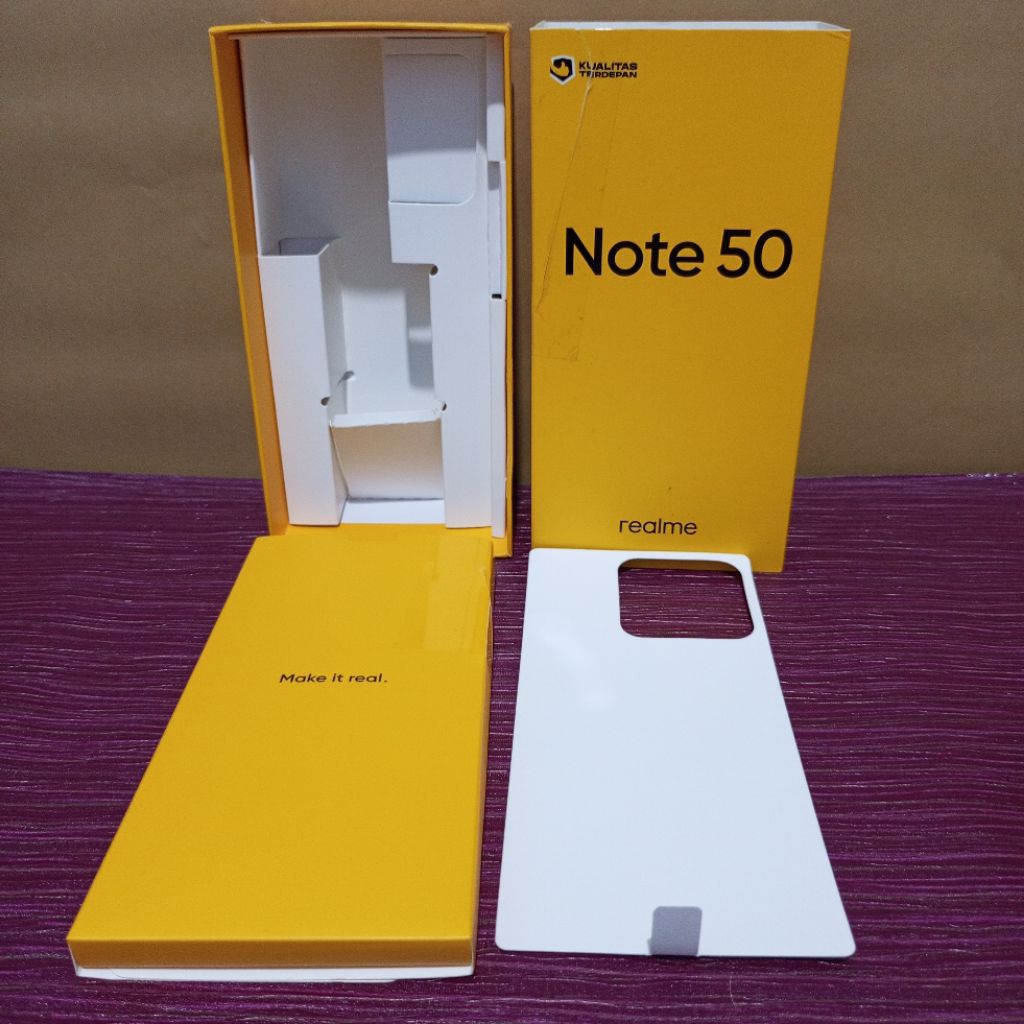 BOX HP REALME NOT 50 DUS ORIGINAL ASLI