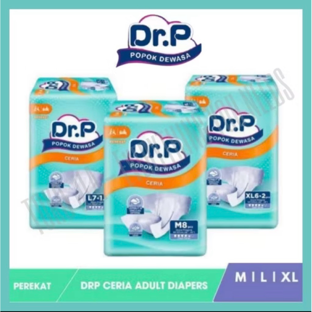 DR.P Classic Popok Dewasa Tipe Perekat Size M/L/XL