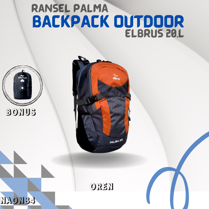 Tas Ransel Pria Backpack Outdoor Elbrus Palma 20L / Tas Gunung 20L