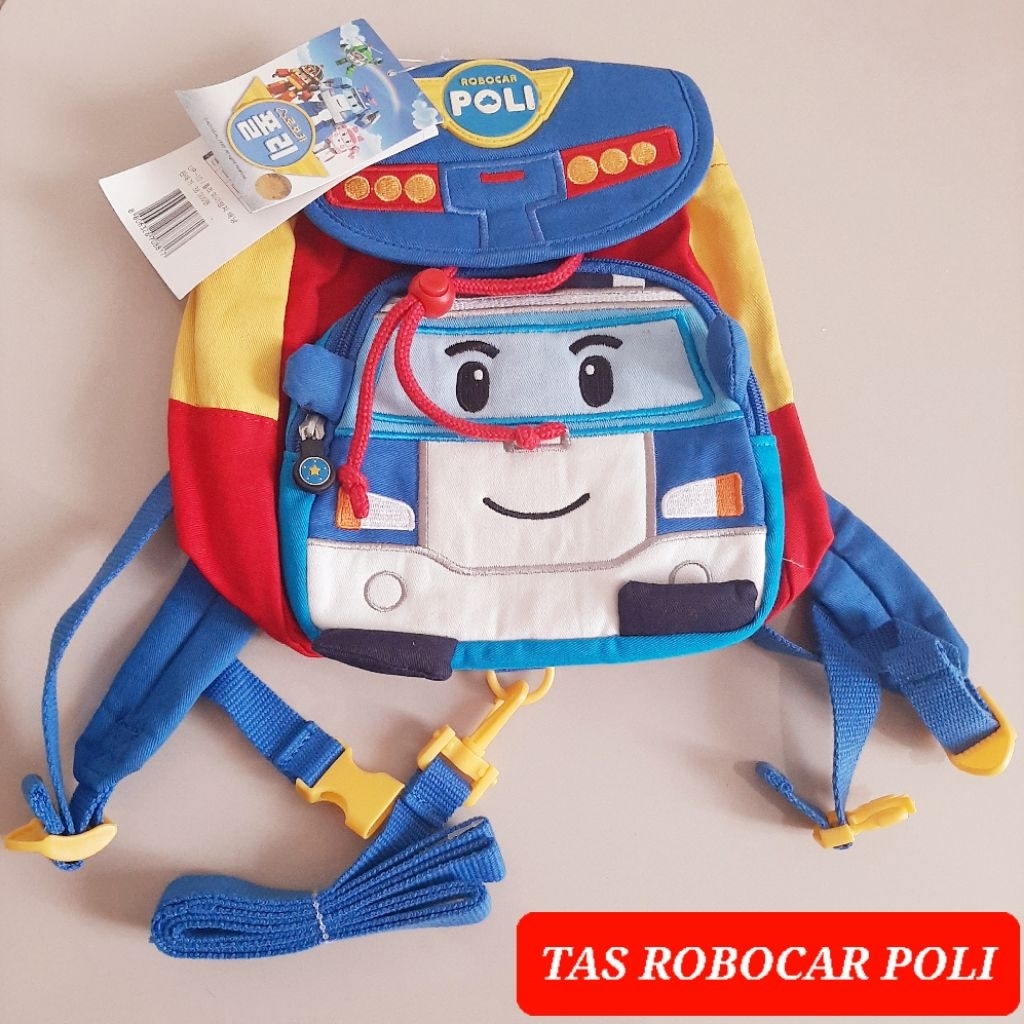 tas robocar poli tas anak karakter robocar poli tas ransel anak sekolah robocar poli backpack poli r