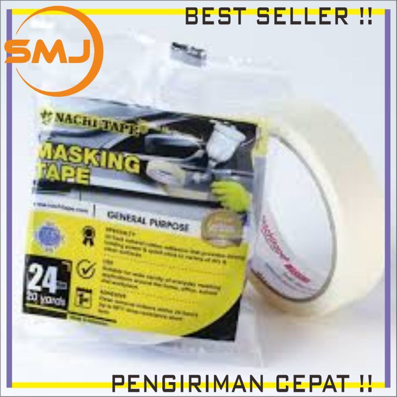 

Nachi Tape Lakban Kertas Masking Tape 24mm/1inch x 20yards