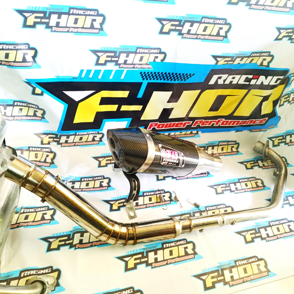 Knalpot Yoshimura bass adem Vixion fu Sonic CBR Vixion old Megapro R15 MX king knalpot racing