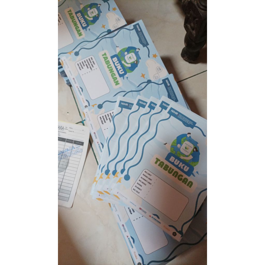 

BUKU TABUNGAN CUSTOM DESAIN PRIBADI