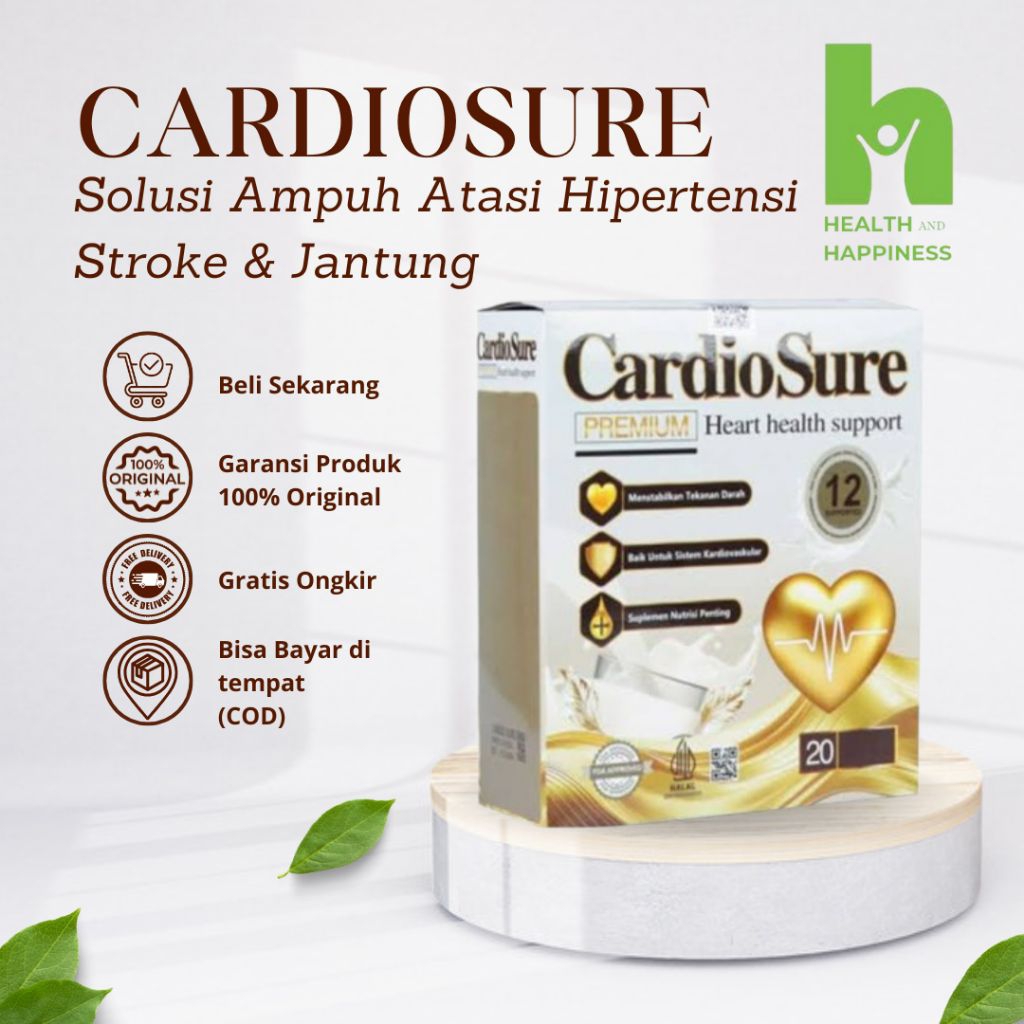 

Cardiosure Asli Cardio Sure Susu Original Bpom Atasi Penyakit Jantung Hipertensi