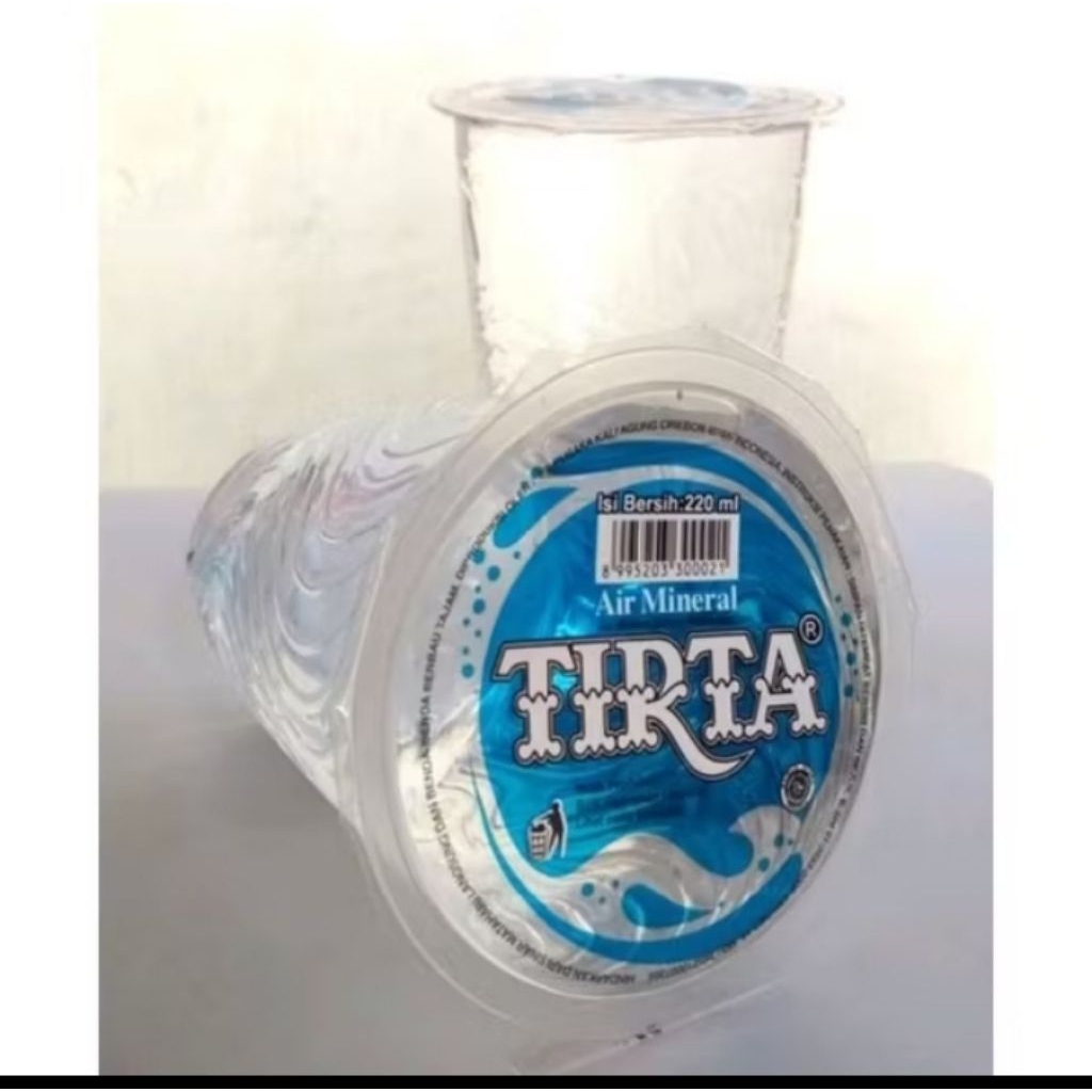 

Air Mineral Tirta Gelas 220ML 1 Dus isi 48Cup