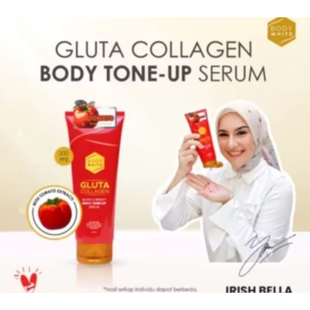 Serum Pemutih ampuh Tomato dan hb Body white collagen gluta collagen body boster glow serum whitenin