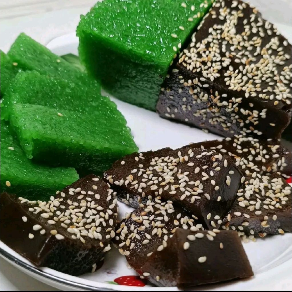 

wajik hijau mix jenang hitam khas Ratu Jajanan