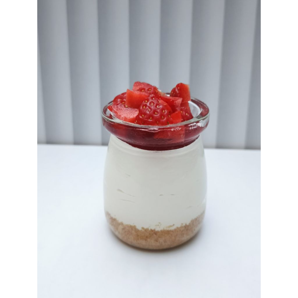 

Strawberry Cheesecake in a Jar