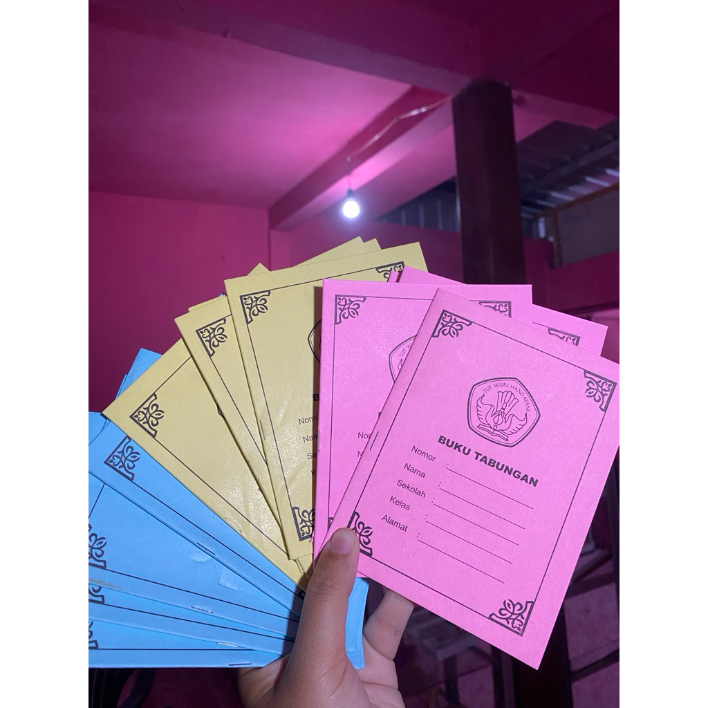 

BUKU TABUNGAN MINI | Buku tabungan anak | Buku tabungan murah