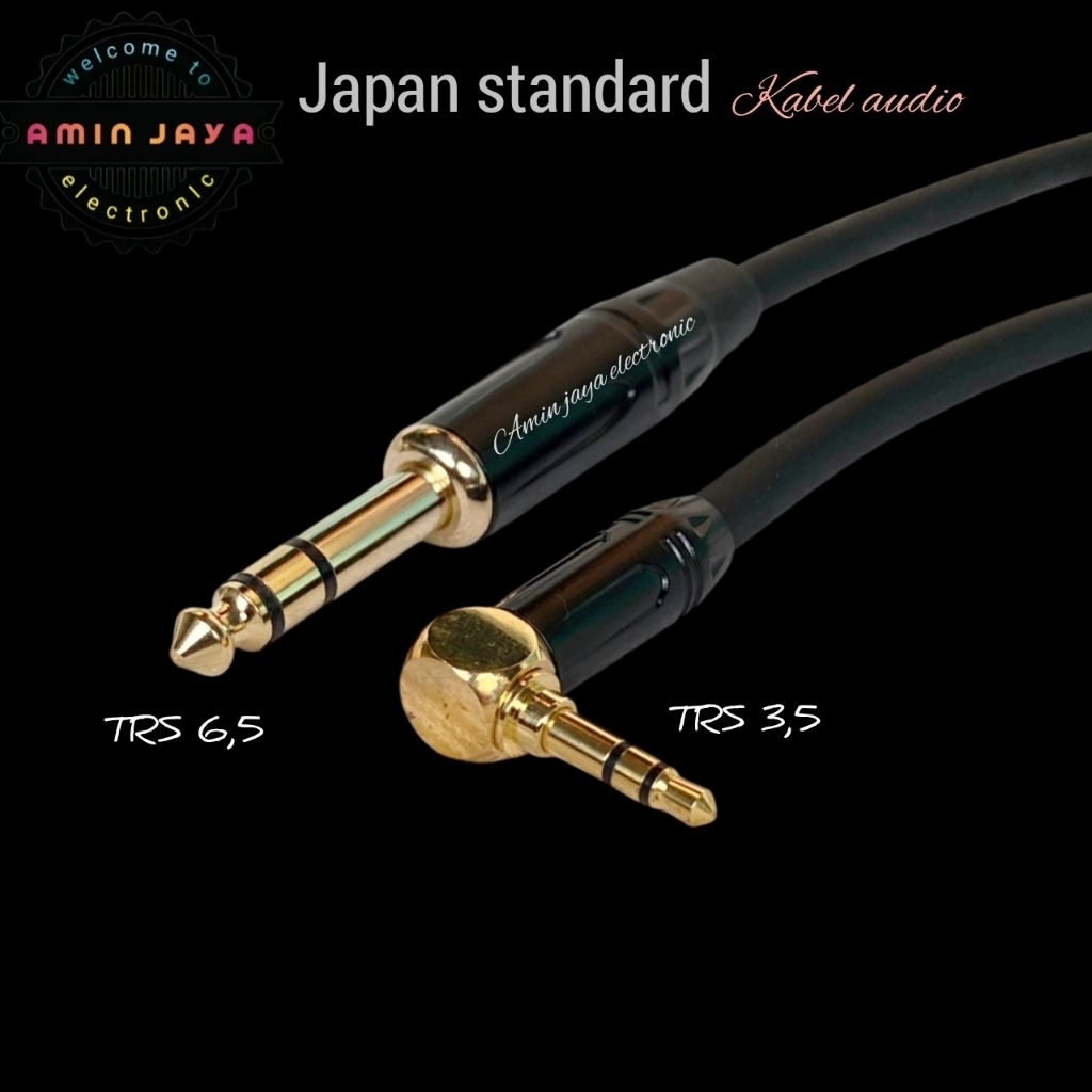 Kabel aux to akai / kabel jack aux 3,5 to jack akai stereo 6,5