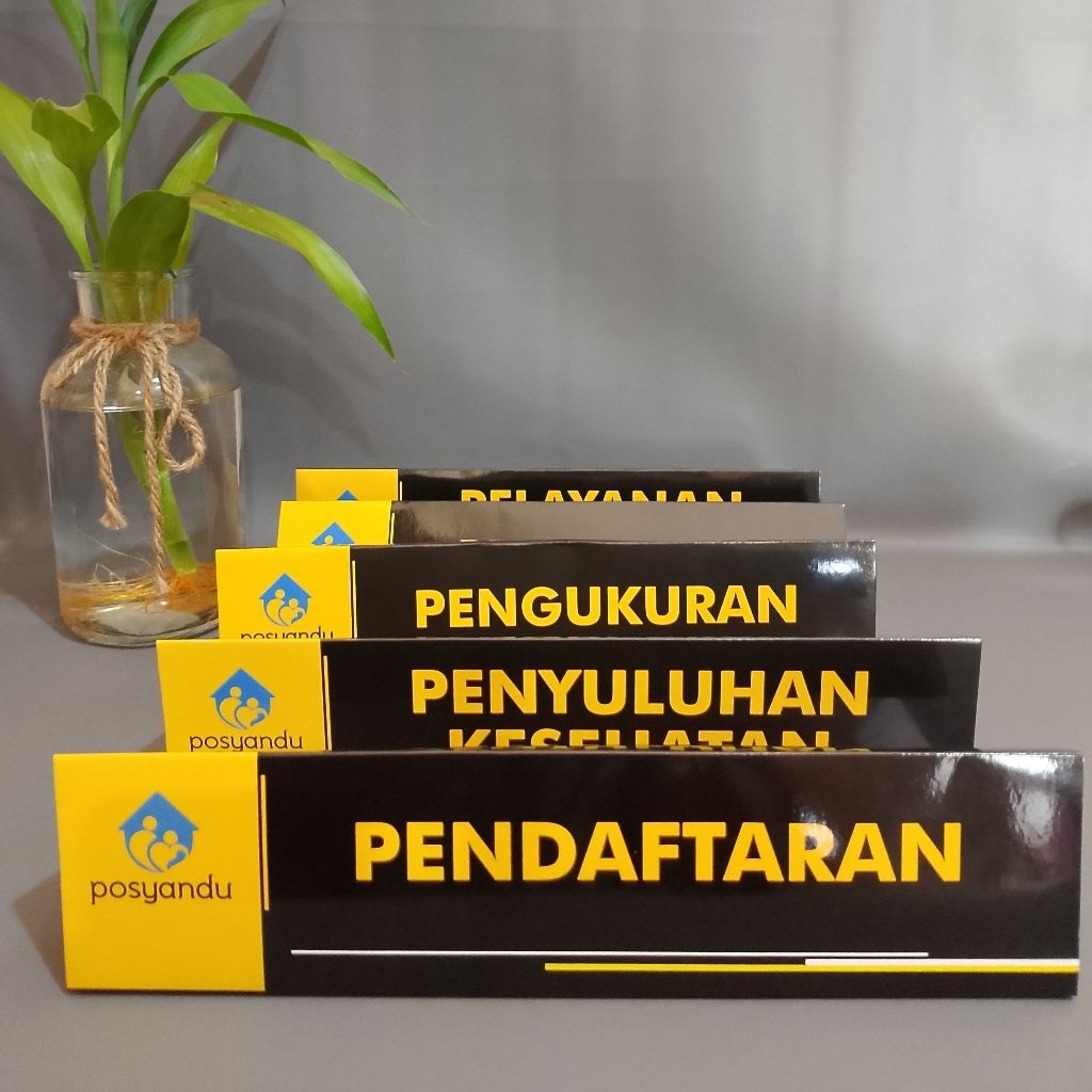 

Paket Papan Meja Posyandu - 1 Set Papan Meja Pelayanan Posyandu - Bahan Kertas Ivory