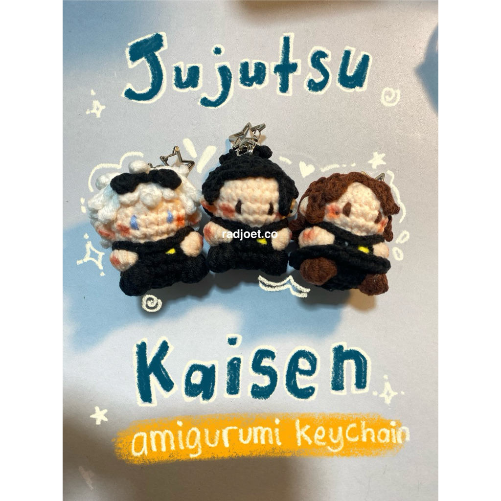 [radjoet.co] amigurumi keychain jujutsu kaisen | ganci jujutsu kaisen | ganci jjk | jjk merch | anim