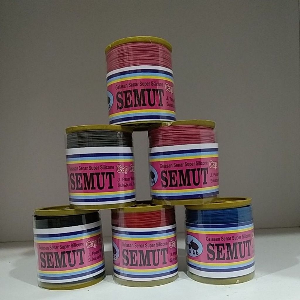 GELASAN SENAR SUPER SILICONE CAP SEMUT SUPER TAJAM DAN PANJANG | SUPER PREMIUM ANTI PUTUS