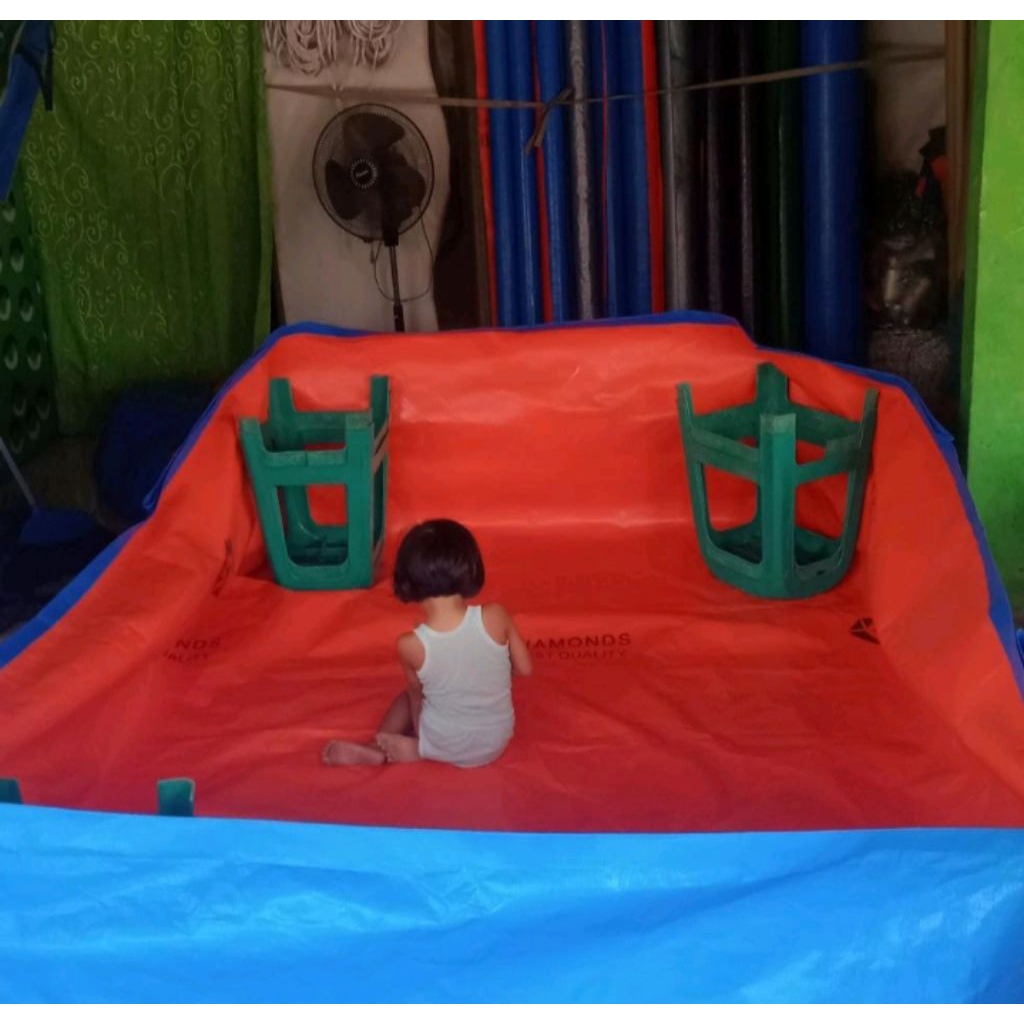 terpal kolam ikan type A12 ukuran 300x400x50 (tersedia ukuran lain di etalase)