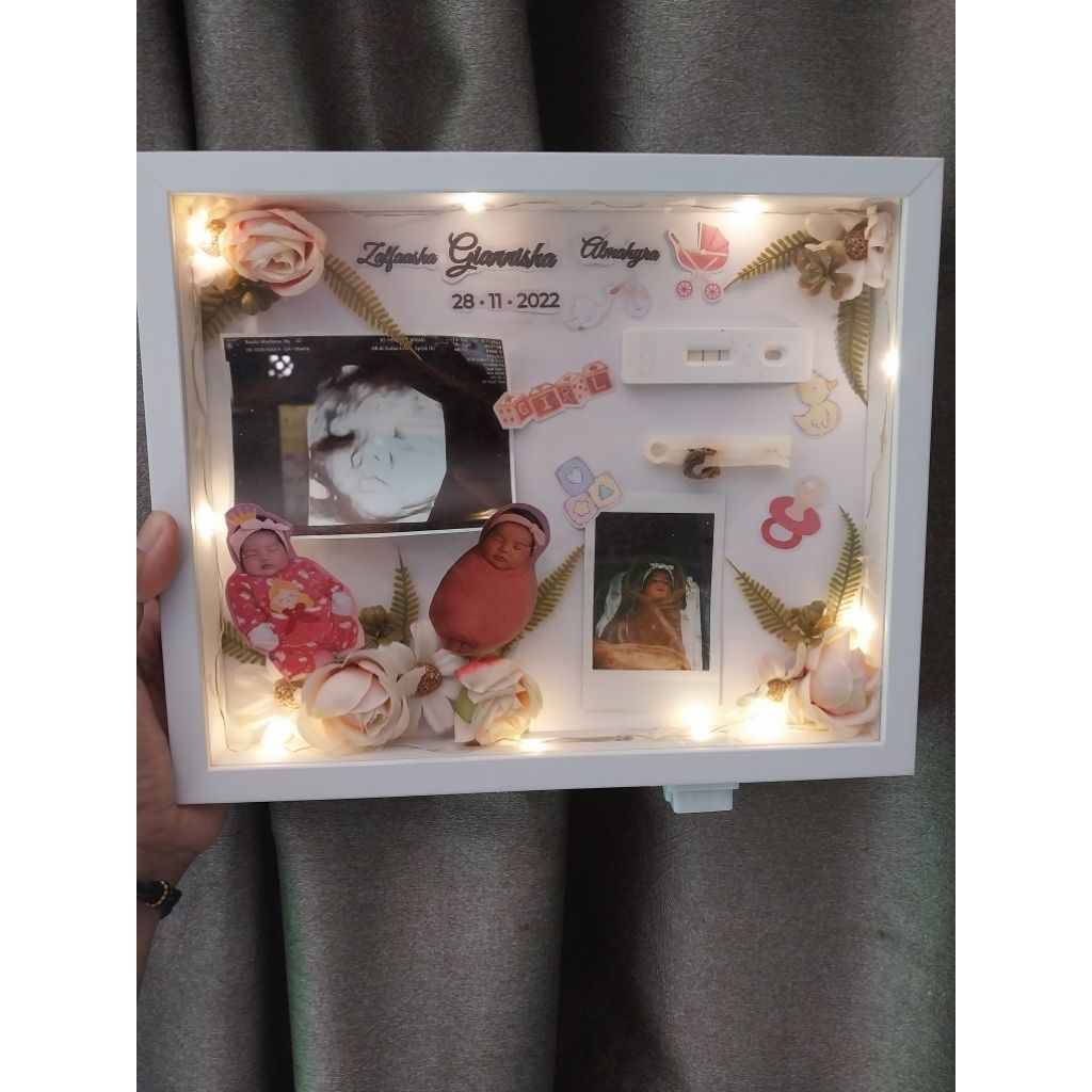 Bingkai 3D DIY || scrape frame custom || Bingkai 3D