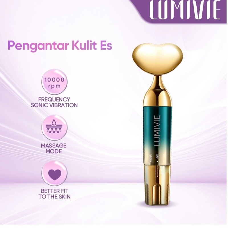 LUMIVIE Beauty Device Multifungsi V-Lift Massage Wajah Alat Infus Serum Wajah