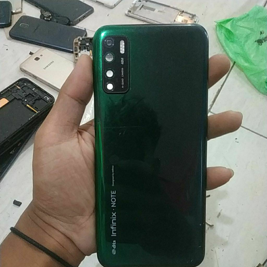 backdoor bekas Infinix note 7 cek deskripsi