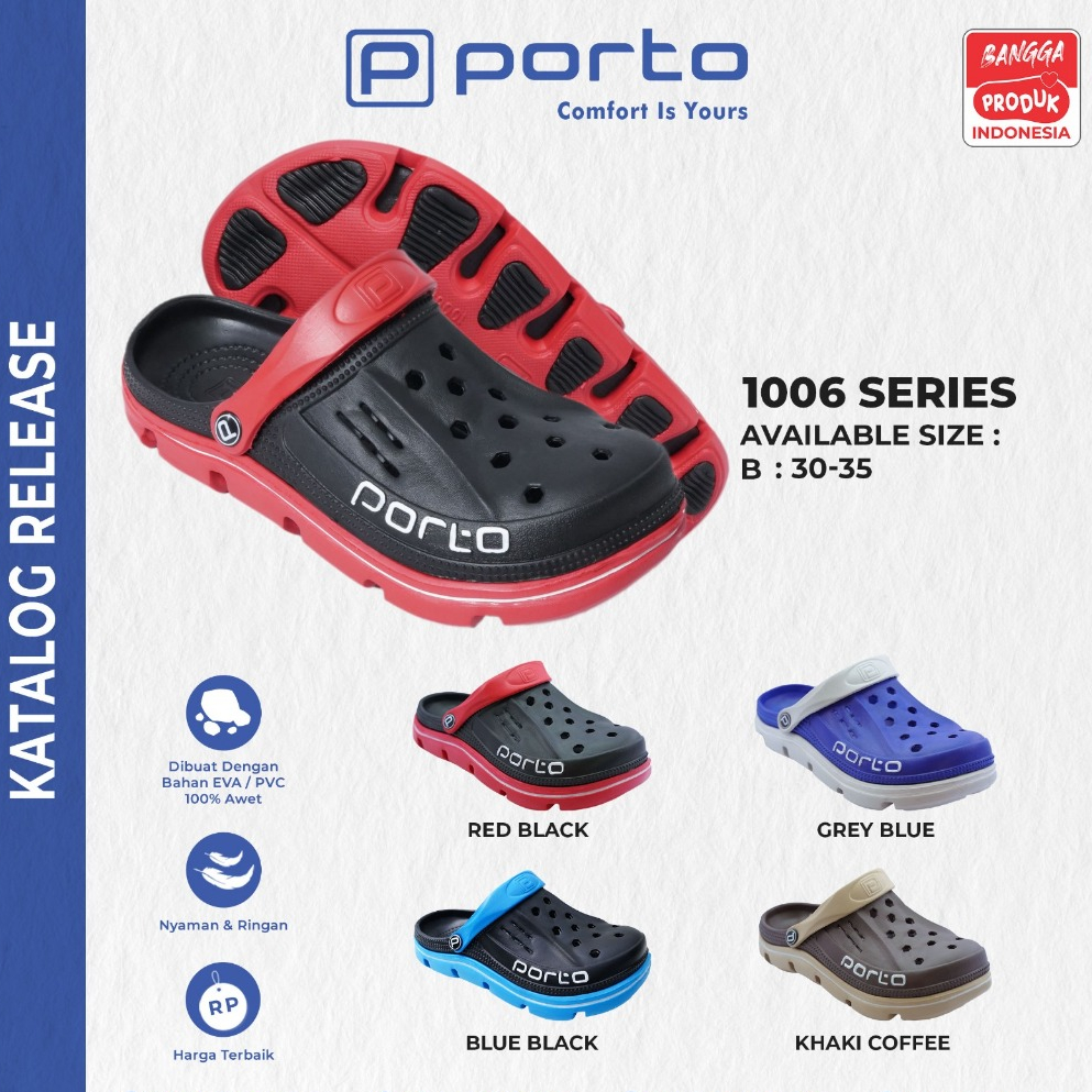 RN Sandal Baim Anak Laki laki PORTO 1006B Tanggung 30-35