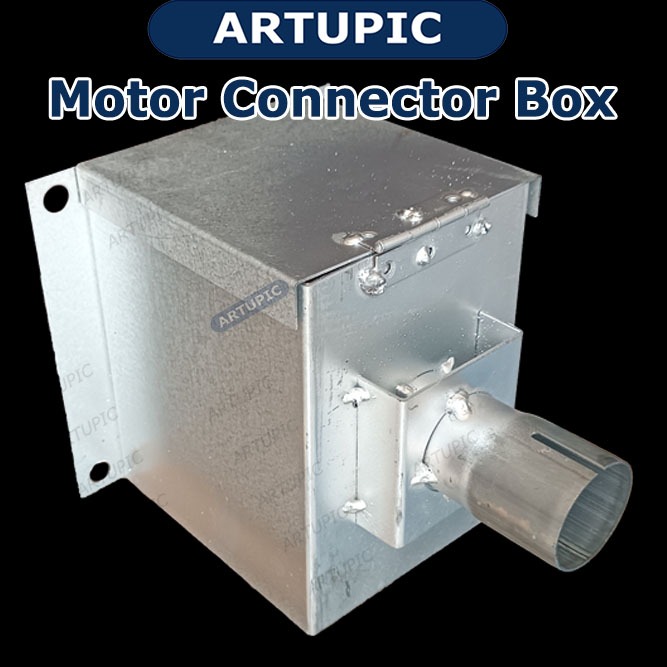 Motor Connector Box Penghubung Dinamo menuju Pipa Auger Pakan Otomatis Ayam Broiler Pedaging