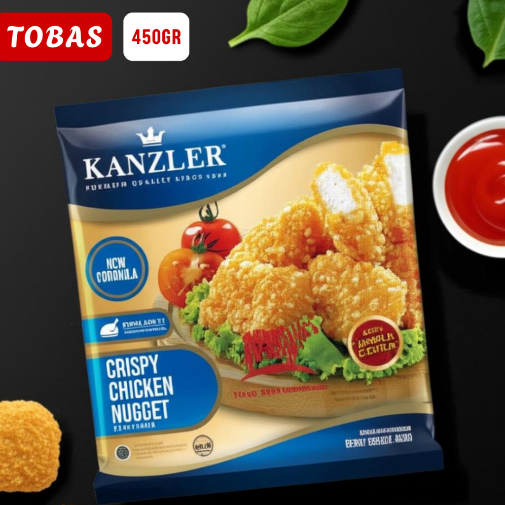 

Kanzler Crispy Nugget 450gr - Nugget Ayam Premium dengan Bubble Crumb