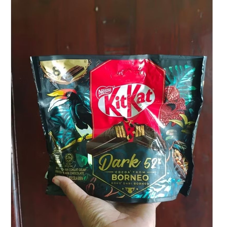 

Kitkat dark borneo isi 8pcs
